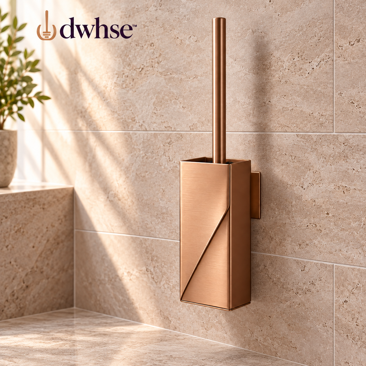 dwhse™ Terrace Metal Toilet Brush Set