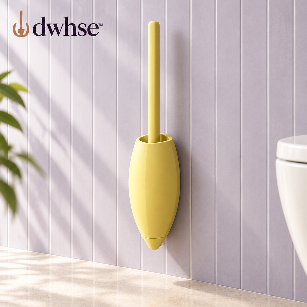 dwhse™ Orb Ceramic Toilet Brush Set