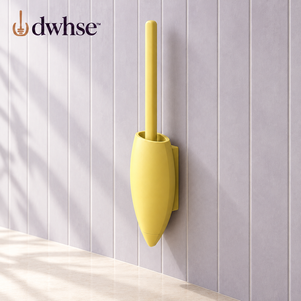 dwhse™ Orb Ceramic Toilet Brush Set