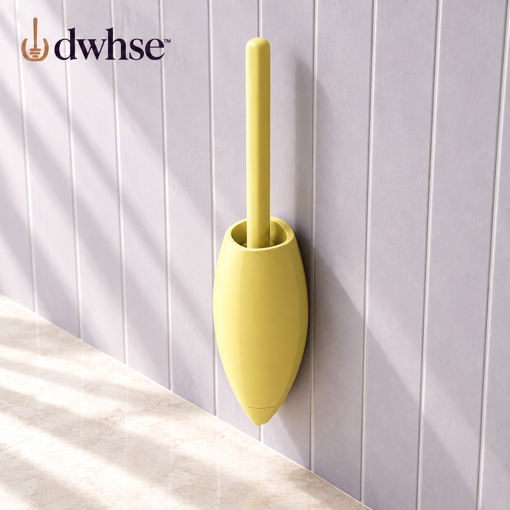 dwhse™ Orb Ceramic Toilet Brush Set