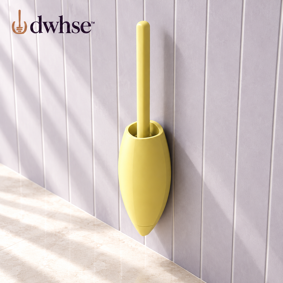 dwhse™ Orb Ceramic Toilet Brush Set