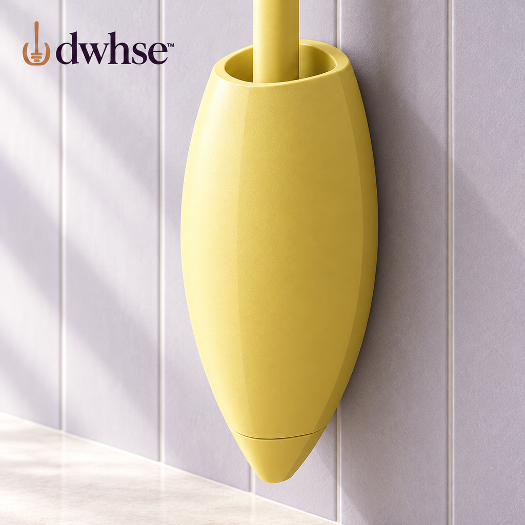 dwhse™ Orb Ceramic Toilet Brush Set