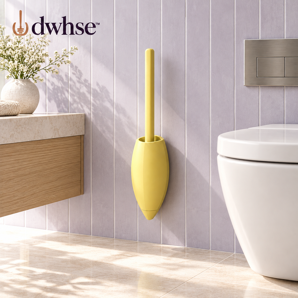 dwhse™ Orb Ceramic Toilet Brush Set