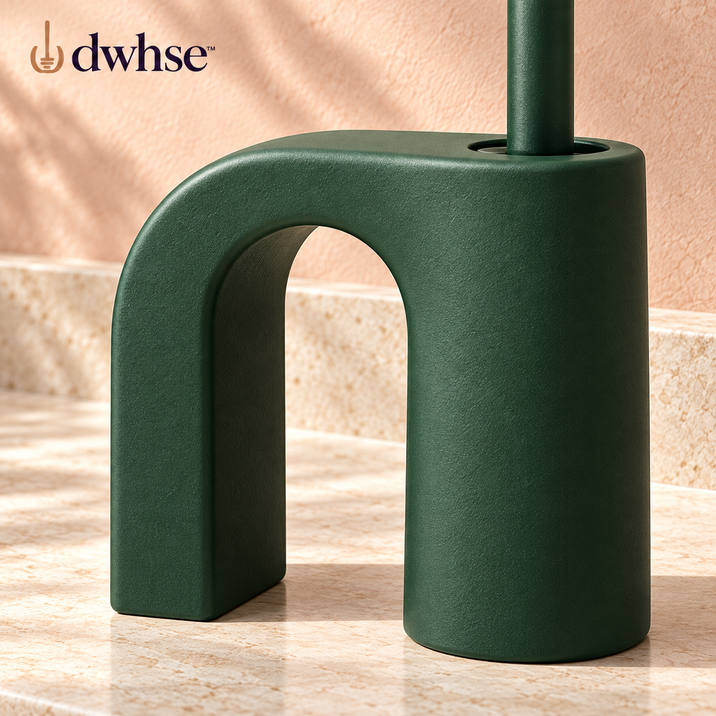 dwhse™ Drift Glass Toilet Brush Set